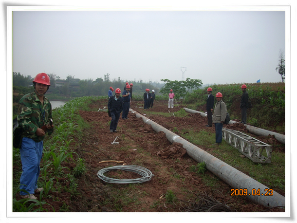 四川省电力公司专家组对我公司项目举行春季基建清静大检查