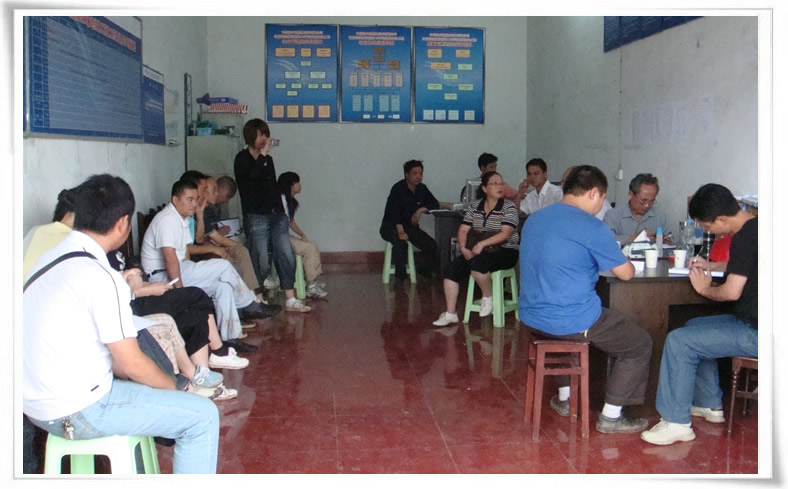 公司组织各部分联合对中核江南输变电工程举行周全检查