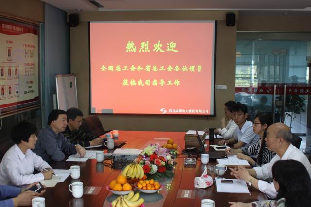 天下总工会民主治理部副部长暨省、市总工会向导莅临公司调研、指导事情