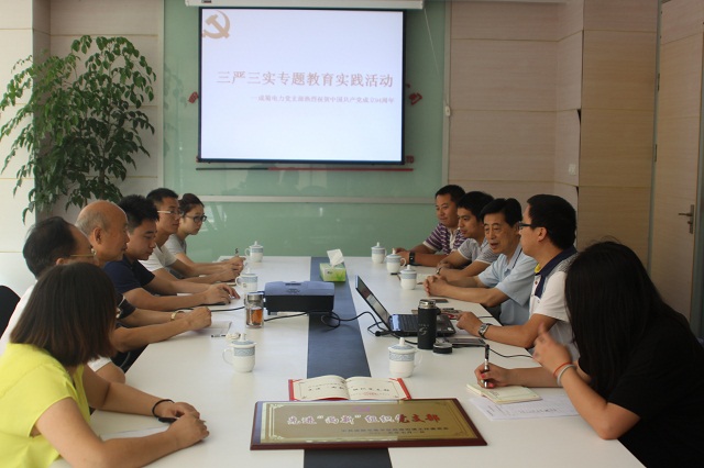 三严三实专题教育实践活动--公司党支部热烈庆祝中国共产党建设94周年