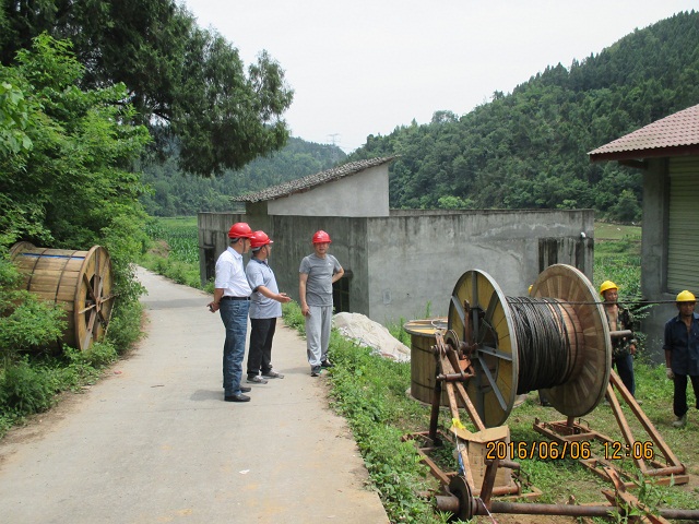 陈云总司理到南谭Ⅱ线OPGW刷新工程举行清静检查