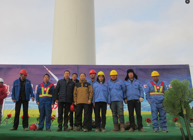 陈云总司理赴宁夏海原出席华润电力风电装机容量突破500万千瓦庆典