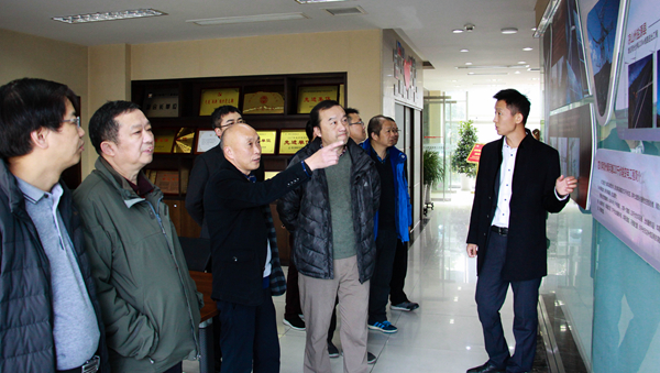 国网江西电力磨练公司副总司理胡涛一行来公司考察