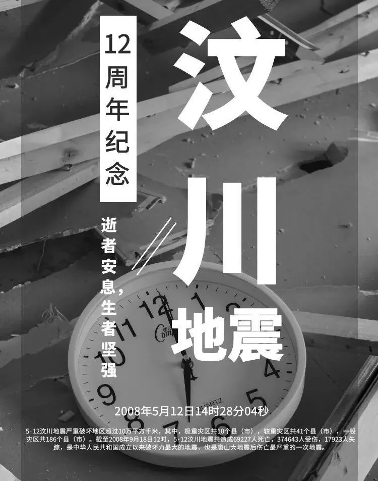 铭刻512大地动 | 防灾减灾，，，从我做起！