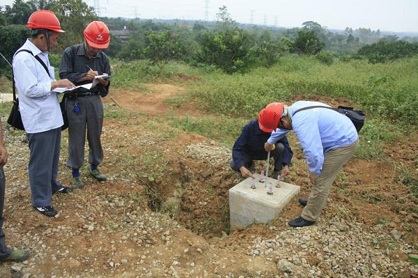 石化园～眉山Ⅱ220千伏线路基础工程顺遂通过省质监中心站检磨练收