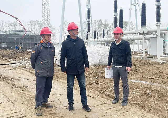 集团向导深入天门市净潭项目现场调研指导事情