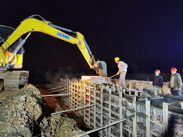 华润电力罗山30MW疏散式风电项目35kV集电线路工程全线意会