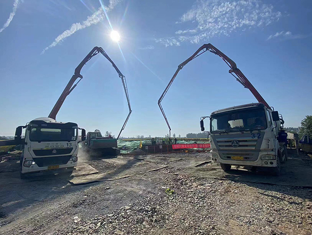 天门天盛净潭景物互补风电场风机基础浇筑所有完成