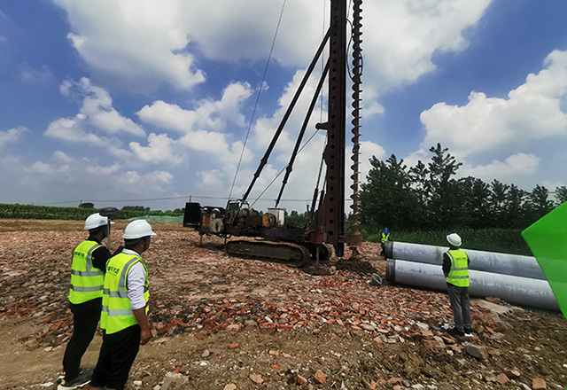 皖能新能源利辛纪王风电场风机基础二标段顺遂开工