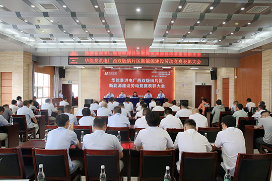 奇发28电力集团荣获华能景洪电厂新能源建设劳动竞赛 “先进单位”称呼