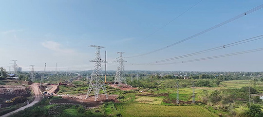 西渝高铁（广安段）超高压线路迁改攻坚战圆满收官