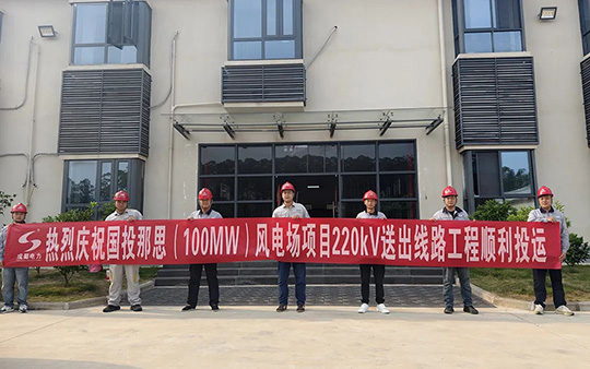 钦南那思（100MW）风电项目220kV送出线路EPC工程带电投运
