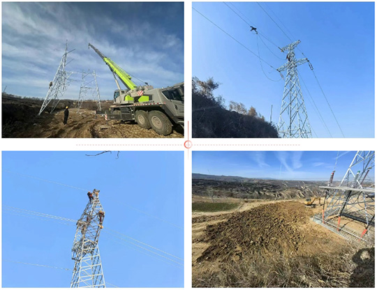 崇信县黄寨风电一期110kV送出线路工程乐成送电投运