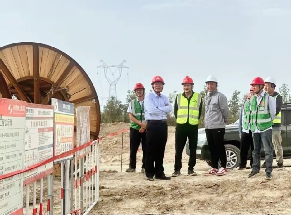 银线跨金沙，，，，，电流送希望-深能尉犁220kV送出线路工程完工投运